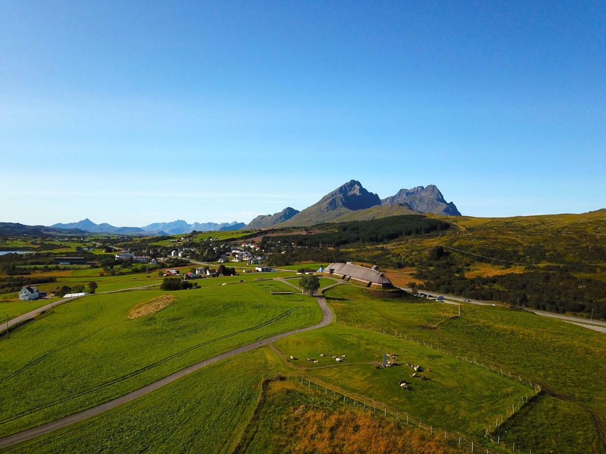 Midnight Sun View Lofoten Leknes Exteriér fotografie